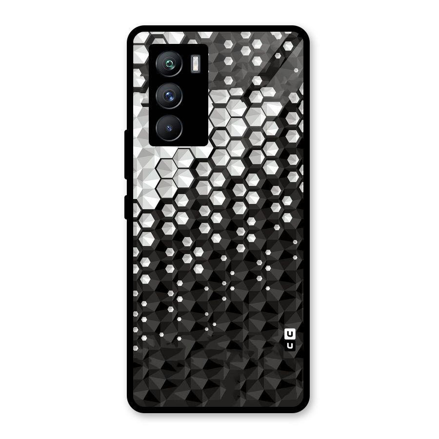 Elite Hexagonal Glass Back Case for Vivo iQOO 9 SE