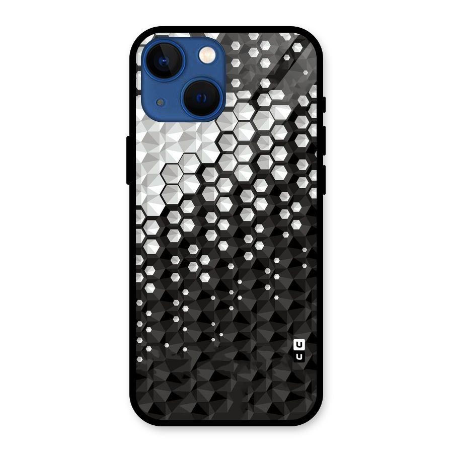 Elite Hexagonal Glass Back Case for iPhone 13 Mini