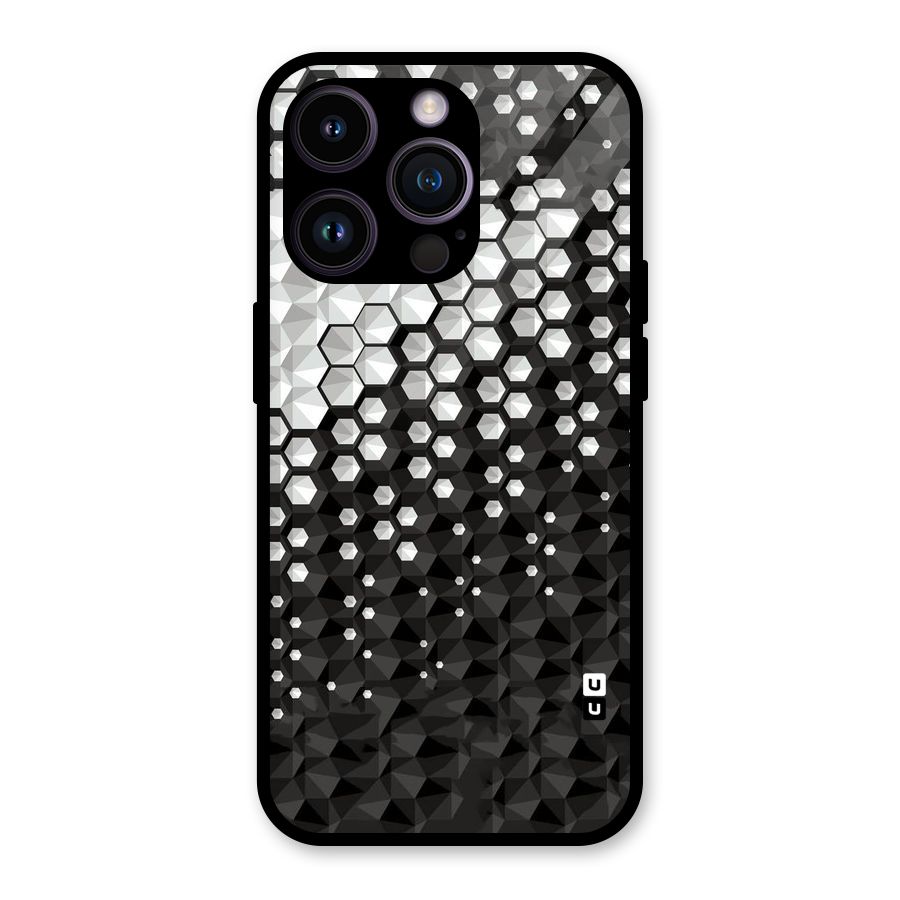 Elite Hexagonal Glass Back Case for iPhone 14 Pro
