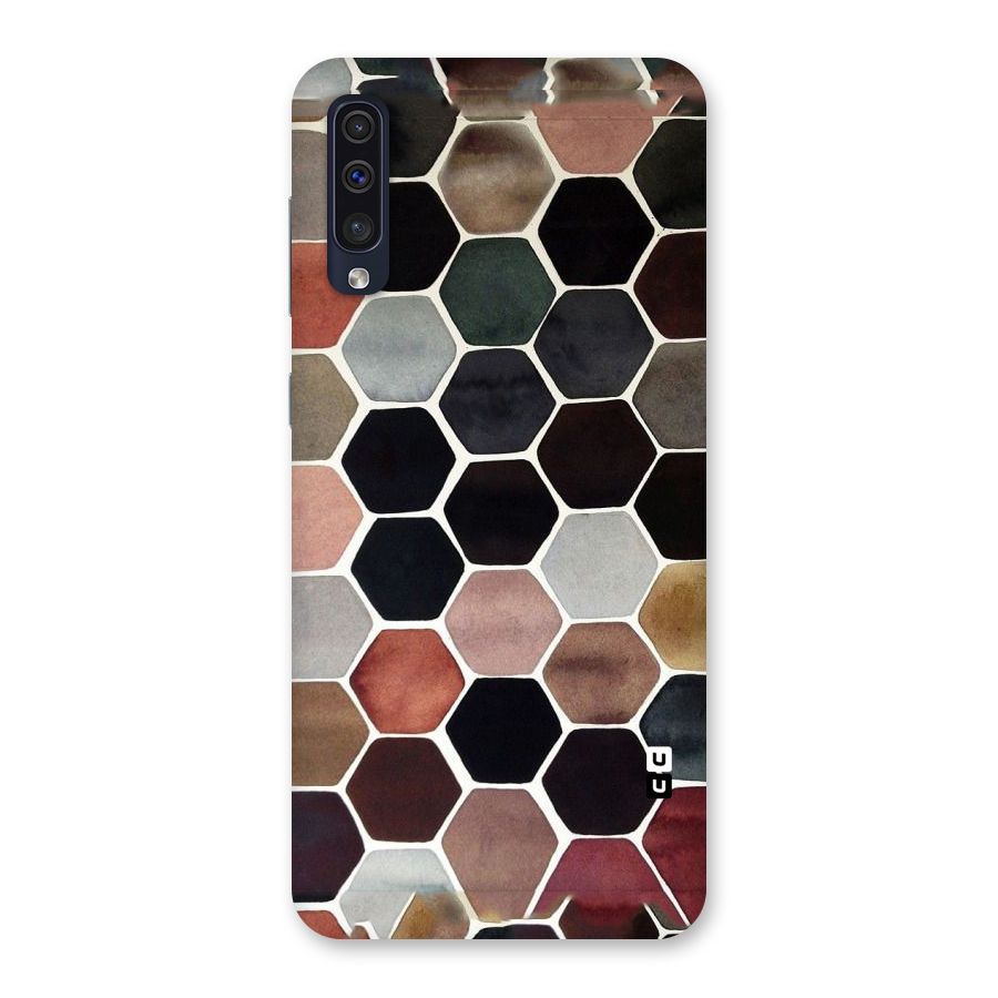 Elite Pastel Hexagons Back Case for Galaxy A50s