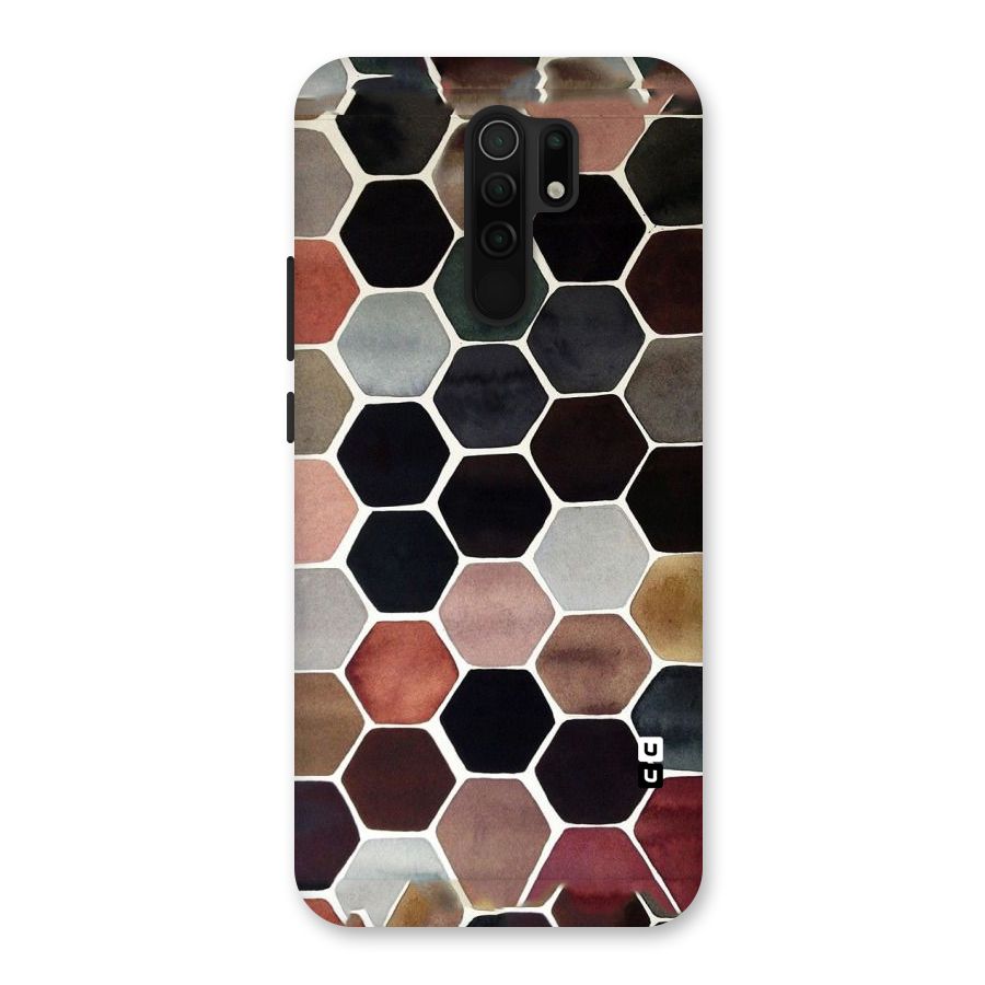 Elite Pastel Hexagons Back Case for Poco M2
