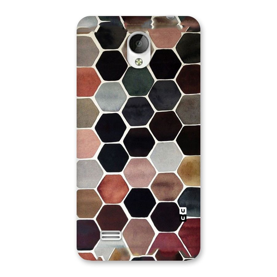Elite Pastel Hexagons Back Case for Vivo Y21