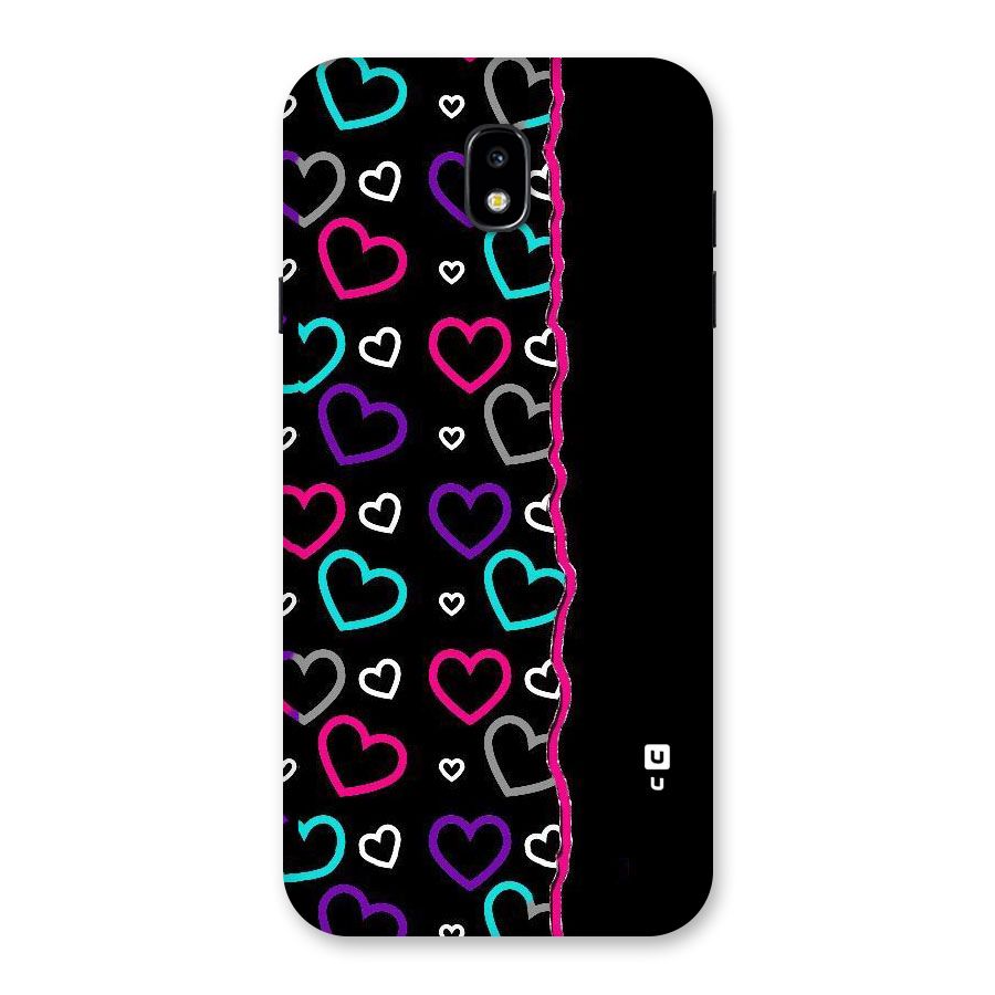 Empty Hearts Back Case for Galaxy J7 Pro