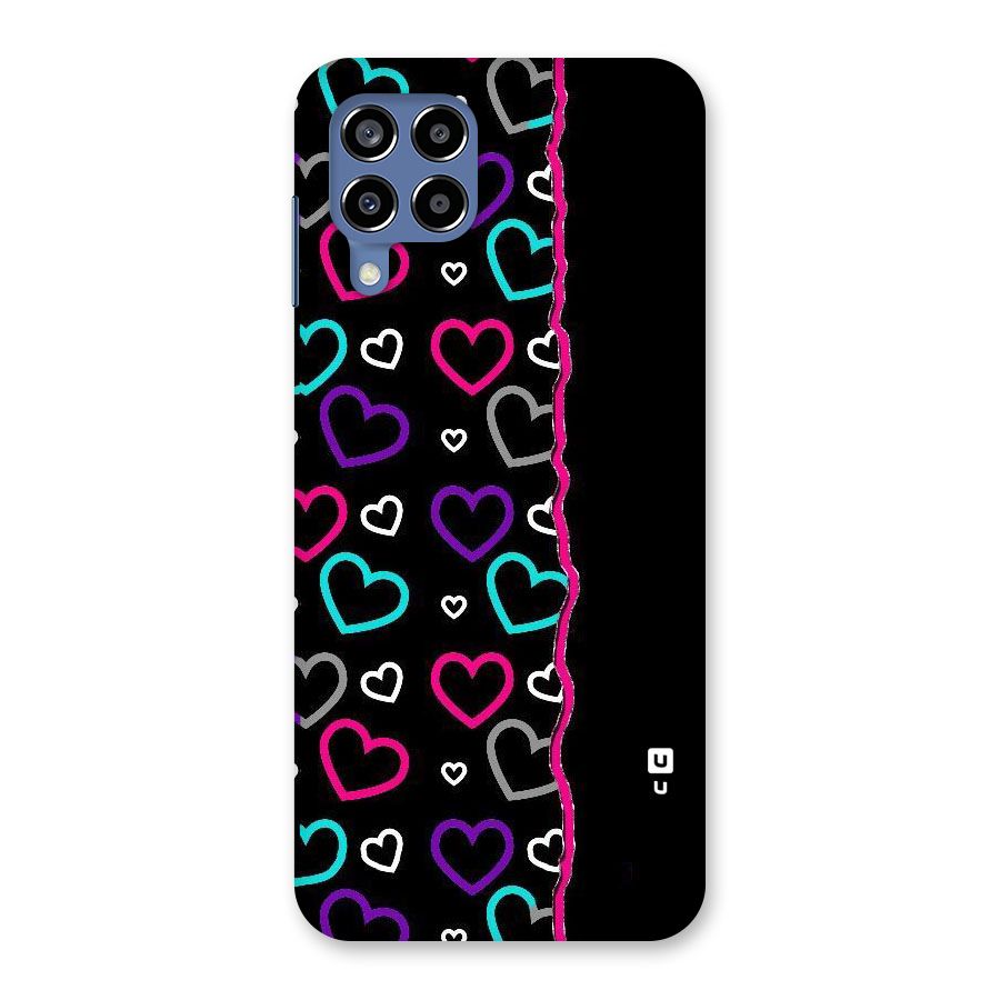 Empty Hearts Back Case for Galaxy M53 5G