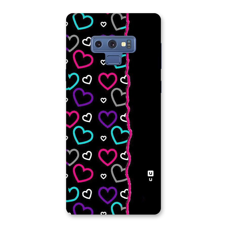 Empty Hearts Back Case for Galaxy Note 9