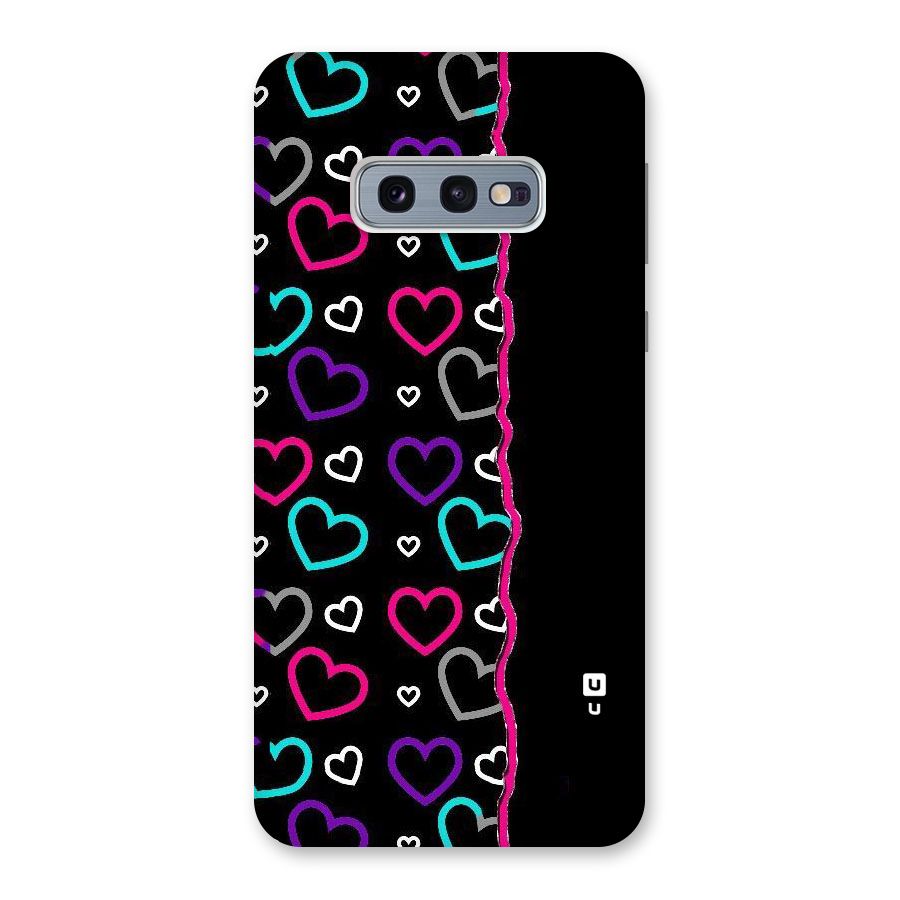 Empty Hearts Back Case for Galaxy S10e