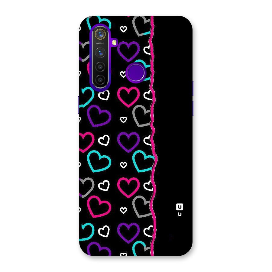 Empty Hearts Back Case for Realme 5 Pro