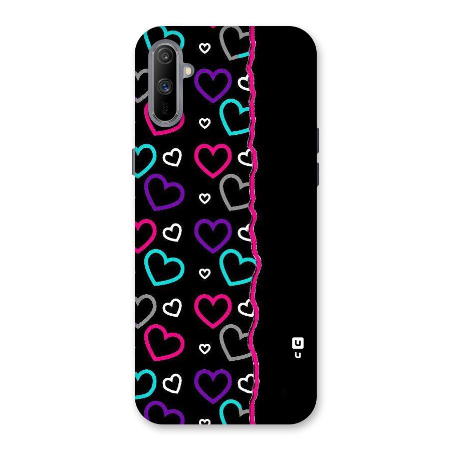 Empty Hearts Back Case for Realme C3