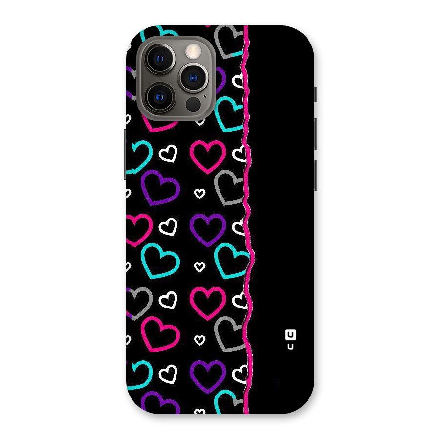 Empty Hearts Back Case for iPhone 12 Pro