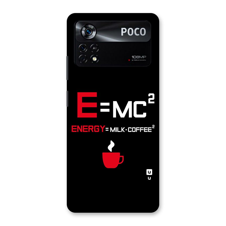 Energy Coffee Equation Back Case for Poco X4 Pro 5G