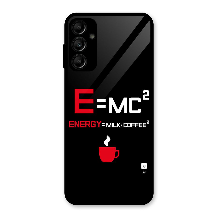 Energy Coffee Equation Glass Back Case for Galaxy A14 5G