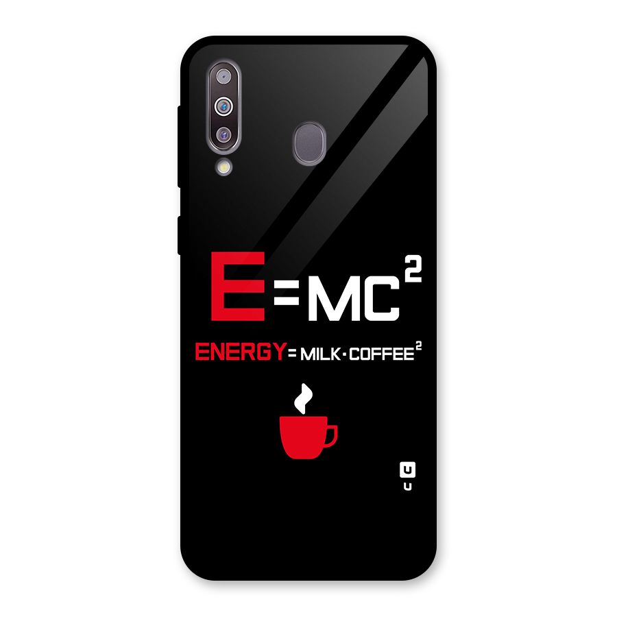 Energy Coffee Equation Glass Back Case for Galaxy M30