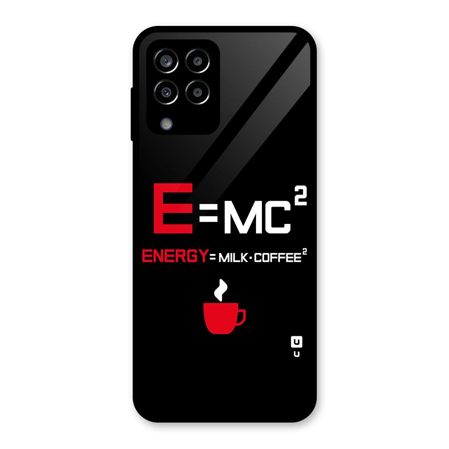 Energy Coffee Equation Glass Back Case for Galaxy M33