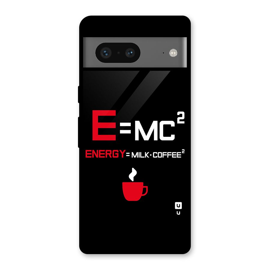 Energy Coffee Equation Glass Back Case for Google Pixel 7