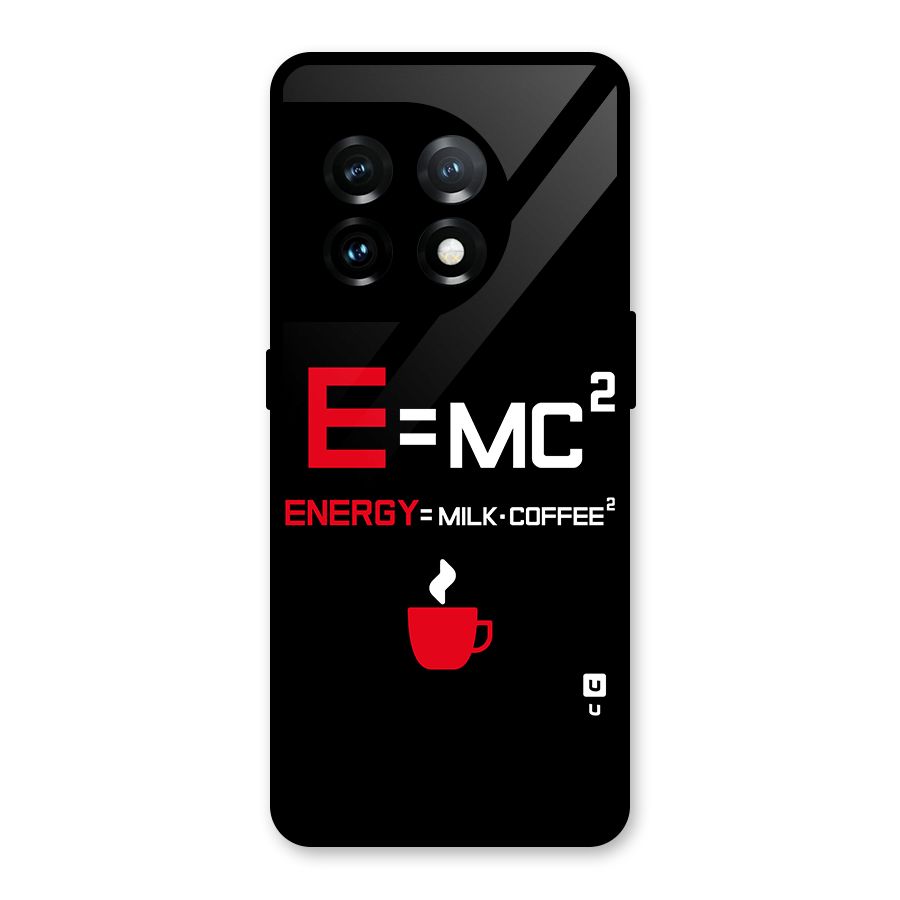 Energy Coffee Equation Glass Back Case for OnePlus 11