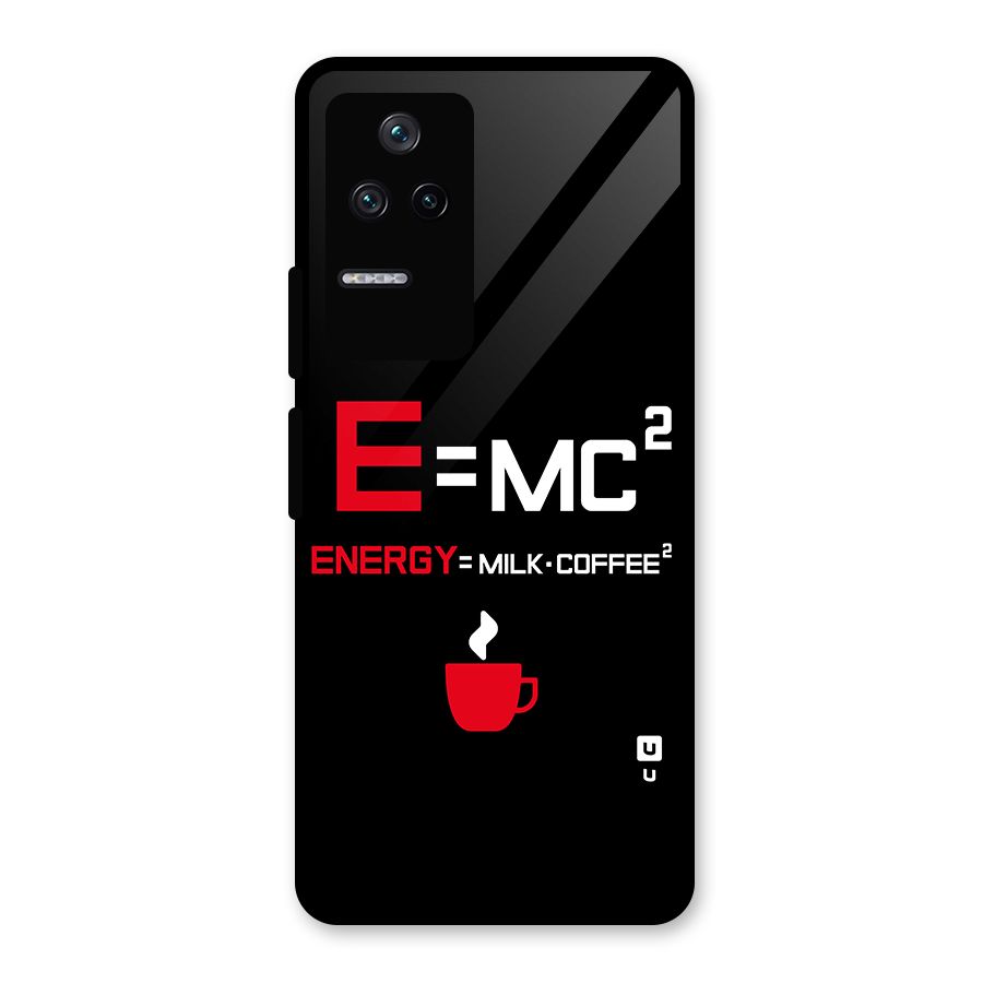 Energy Coffee Equation Glass Back Case for Poco F4 5G