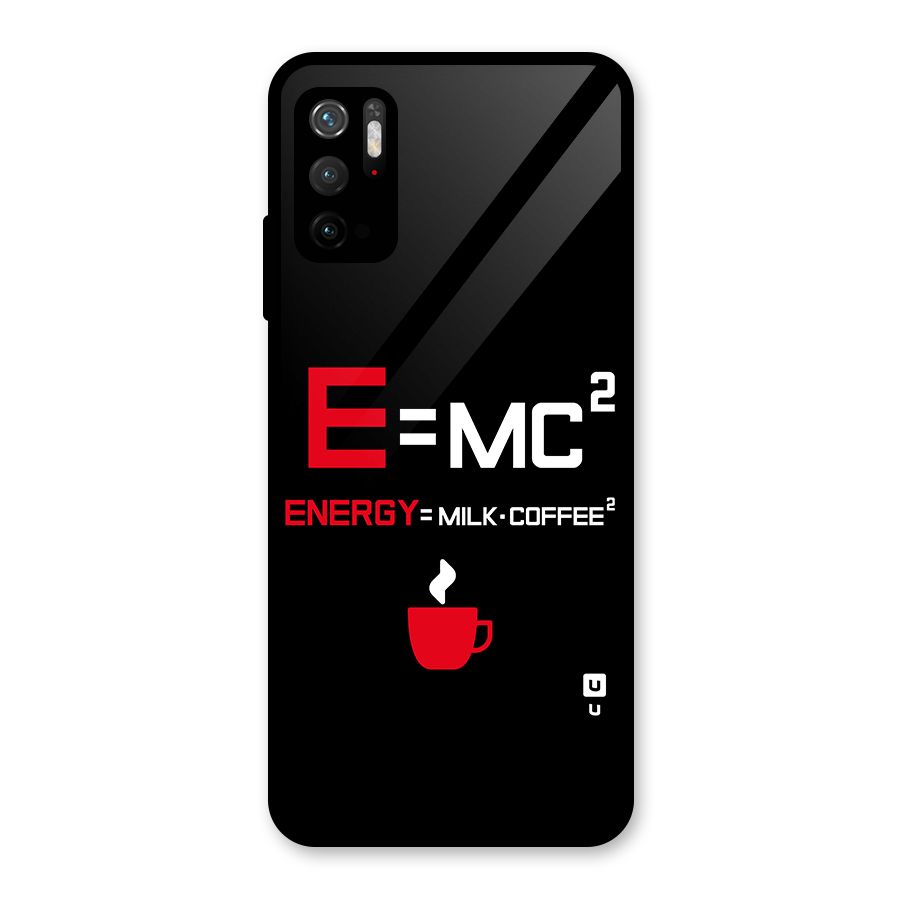 Energy Coffee Equation Glass Back Case for Poco M3 Pro 5G