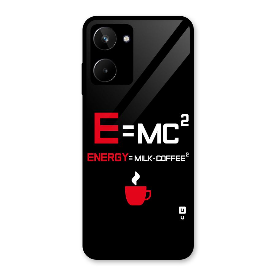 Energy Coffee Equation Glass Back Case for Realme 10