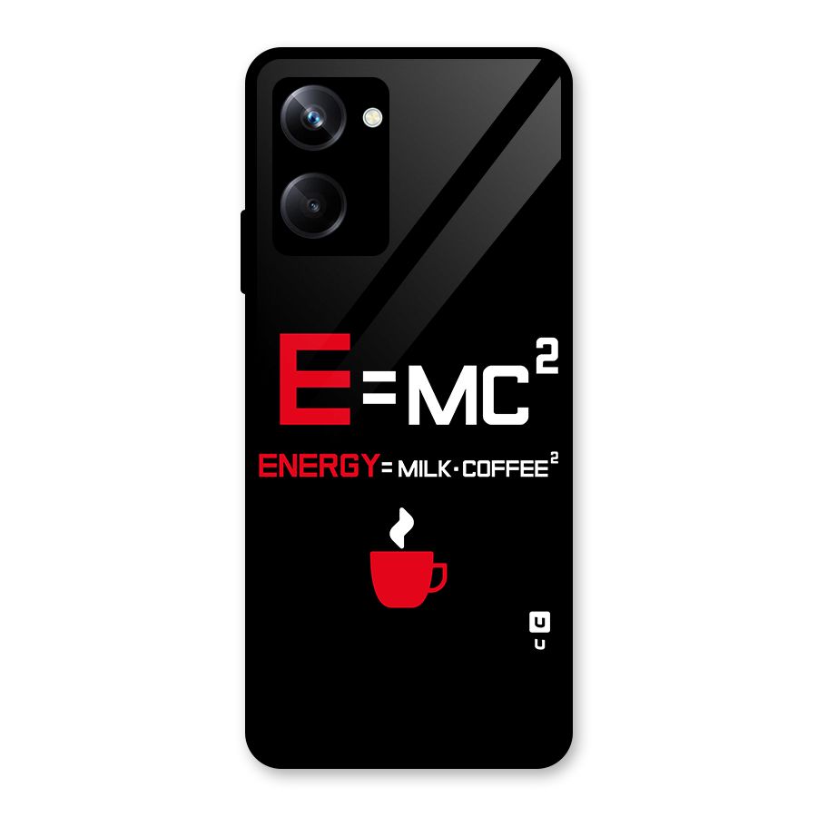 Energy Coffee Equation Glass Back Case for Realme 10 Pro
