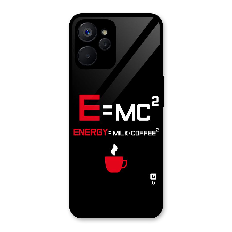 Energy Coffee Equation Glass Back Case for Realme 9i 5G