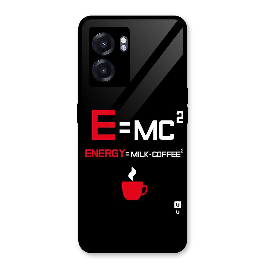 Energy Coffee Equation Glass Back Case for Realme Narzo 50 5G