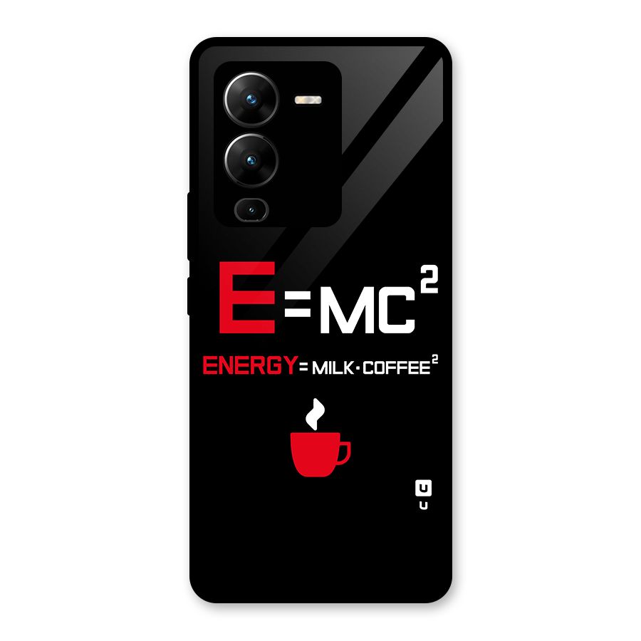 Energy Coffee Equation Glass Back Case for Vivo V25 Pro