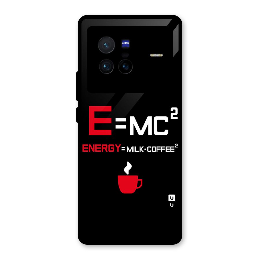 Energy Coffee Equation Glass Back Case for Vivo X80