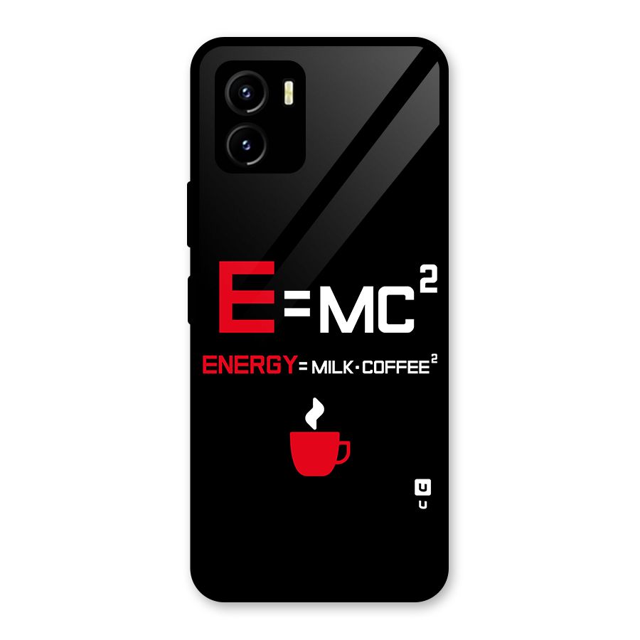Energy Coffee Equation Glass Back Case for Vivo Y15s