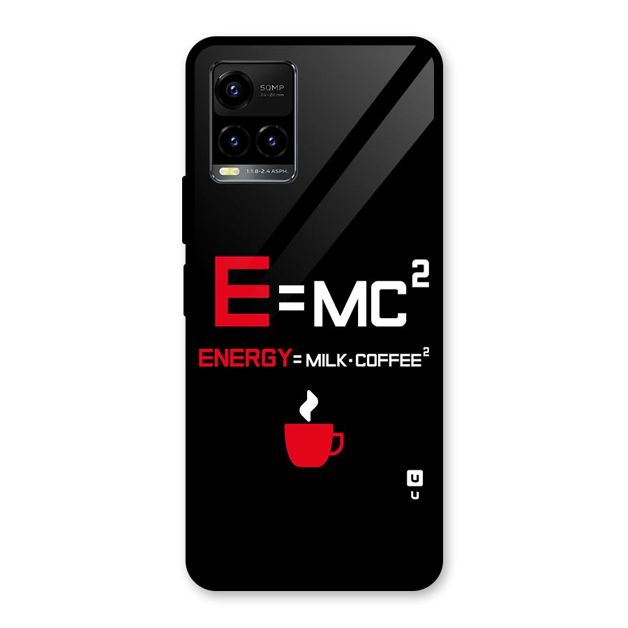 Energy Coffee Equation Glass Back Case for Vivo Y21A