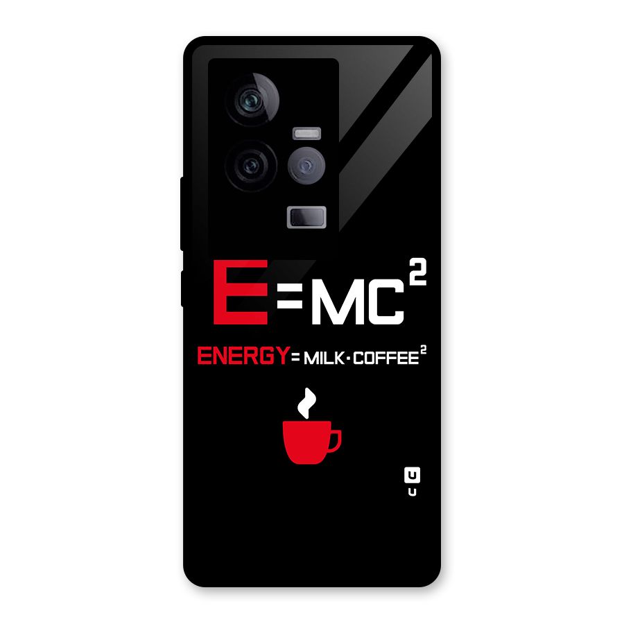 Energy Coffee Equation Glass Back Case for Vivo iQOO 11 5G