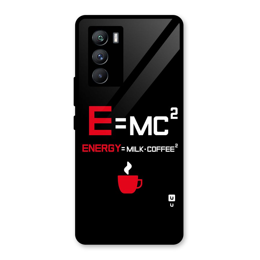 Energy Coffee Equation Glass Back Case for Vivo iQOO 9 SE