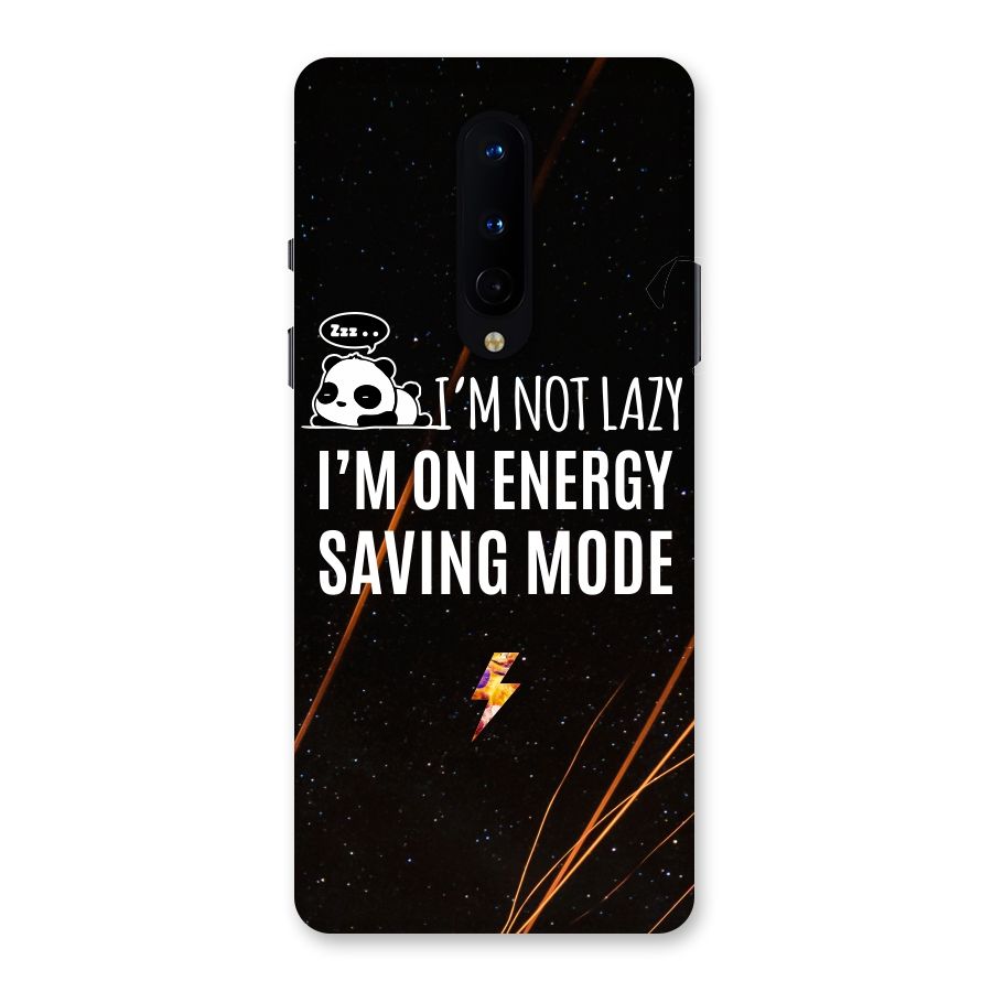 Energy Saving Mode Back Case for OnePlus 8