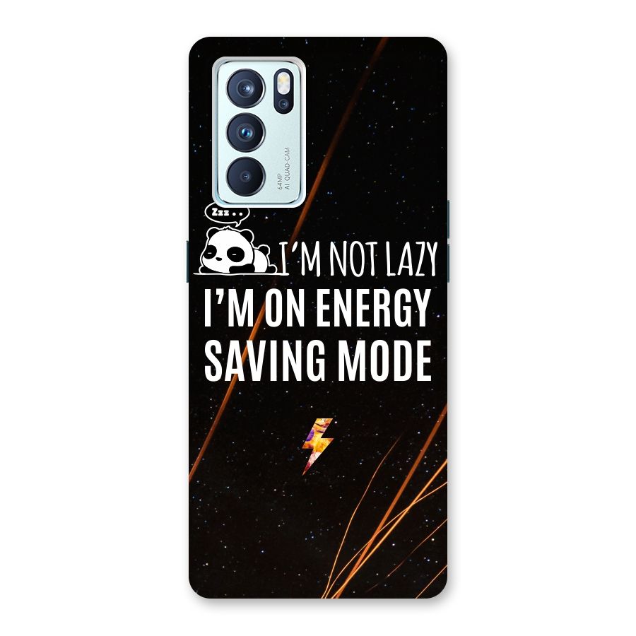 Energy Saving Mode Back Case for Oppo Reno6 Pro 5G