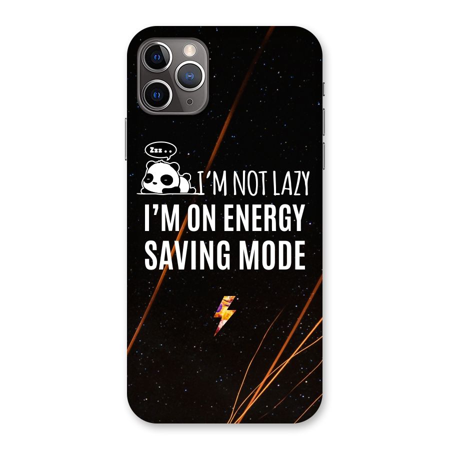 Energy Saving Mode Back Case for iPhone 11 Pro Max