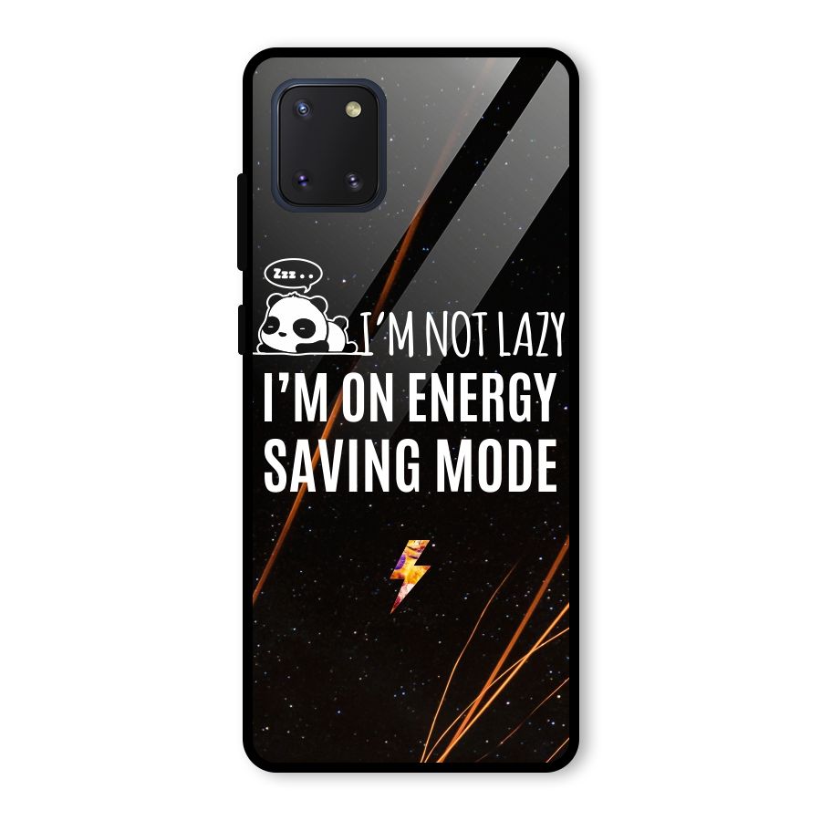 Energy Saving Mode Glass Back Case for Galaxy Note 10 Lite
