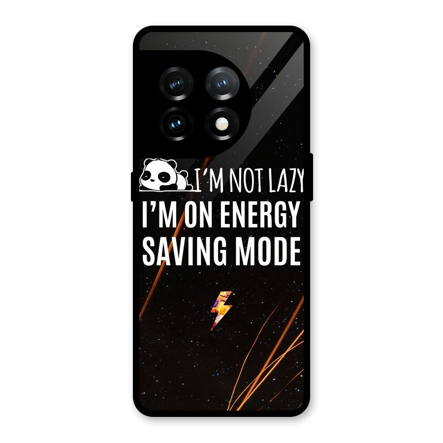 Energy Saving Mode Glass Back Case for OnePlus 11