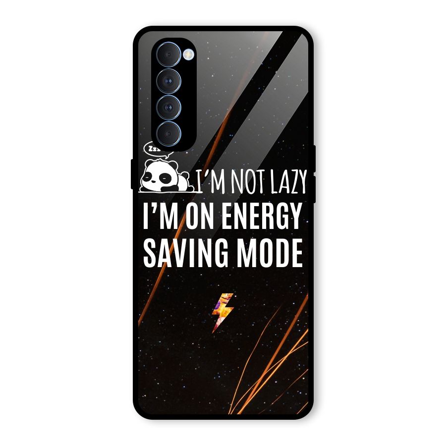 Energy Saving Mode Glass Back Case for Oppo Reno4 Pro