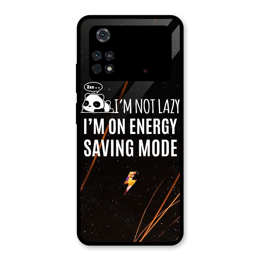 Energy Saving Mode Glass Back Case for Poco M4 Pro 4G