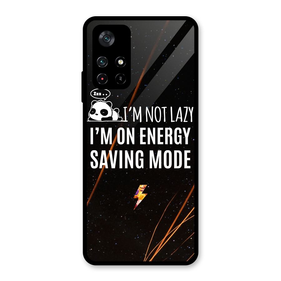 Energy Saving Mode Glass Back Case for Poco M4 Pro 5G