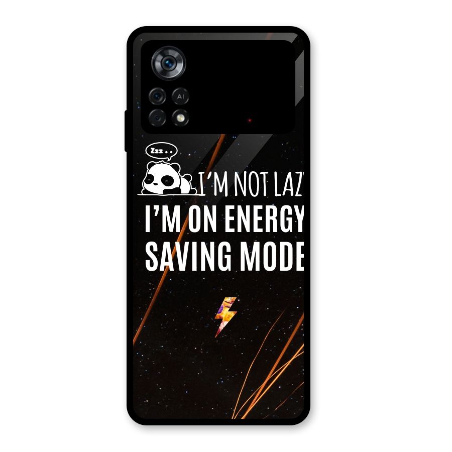 Energy Saving Mode Glass Back Case for Poco X4 Pro 5G