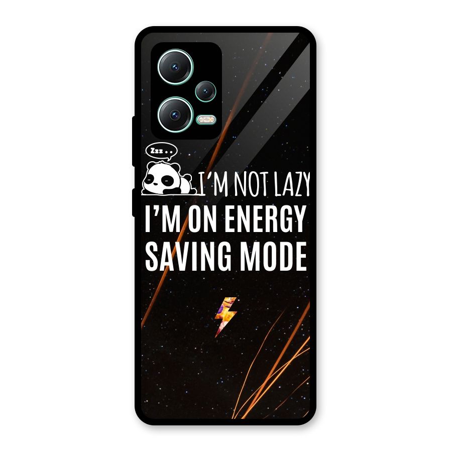 Energy Saving Mode Glass Back Case for Redmi Note 12 5G