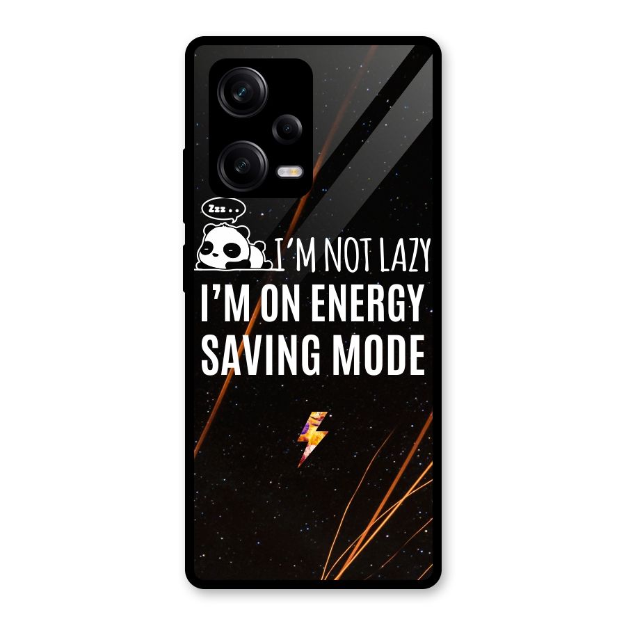 Energy Saving Mode Glass Back Case for Redmi Note 12 Pro