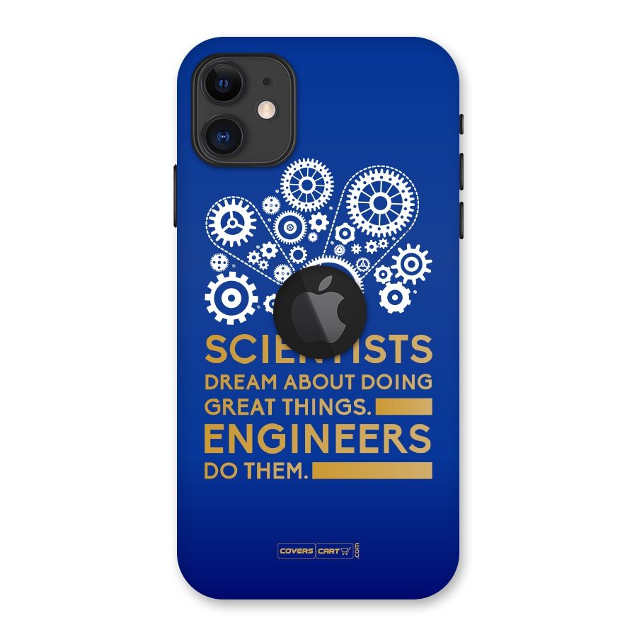 Engineer Back Case for iPhone 11 Logo Cut