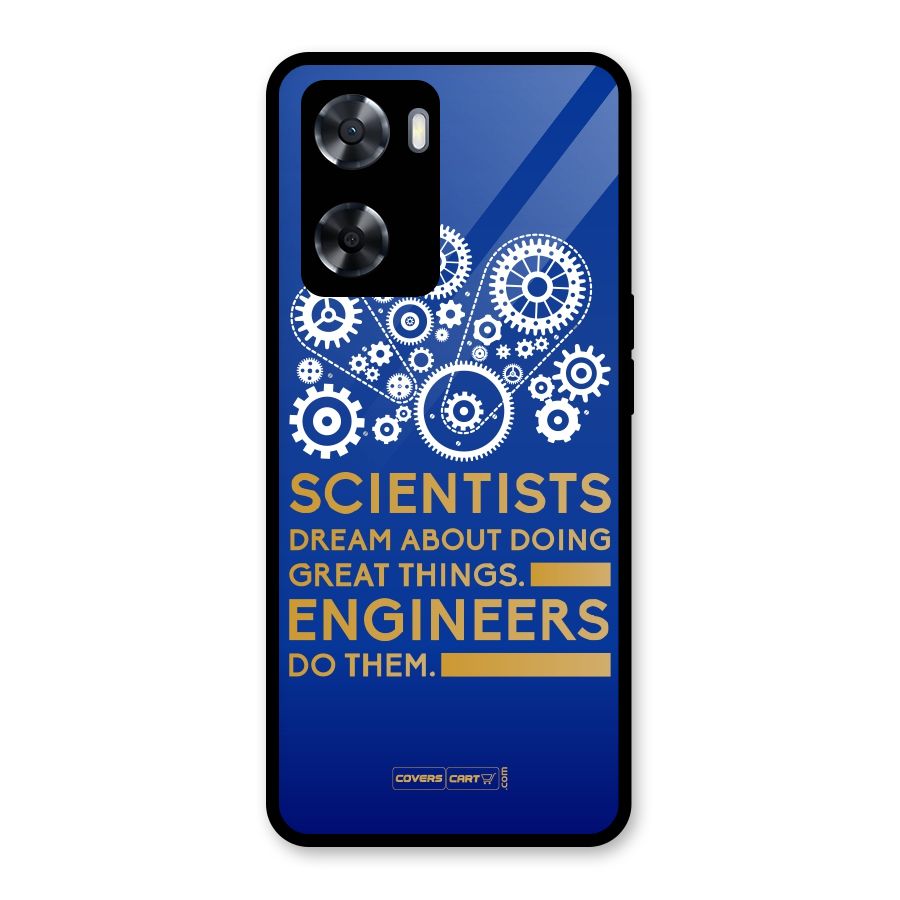 Engineer Glass Back Case for Oppo A57 2022