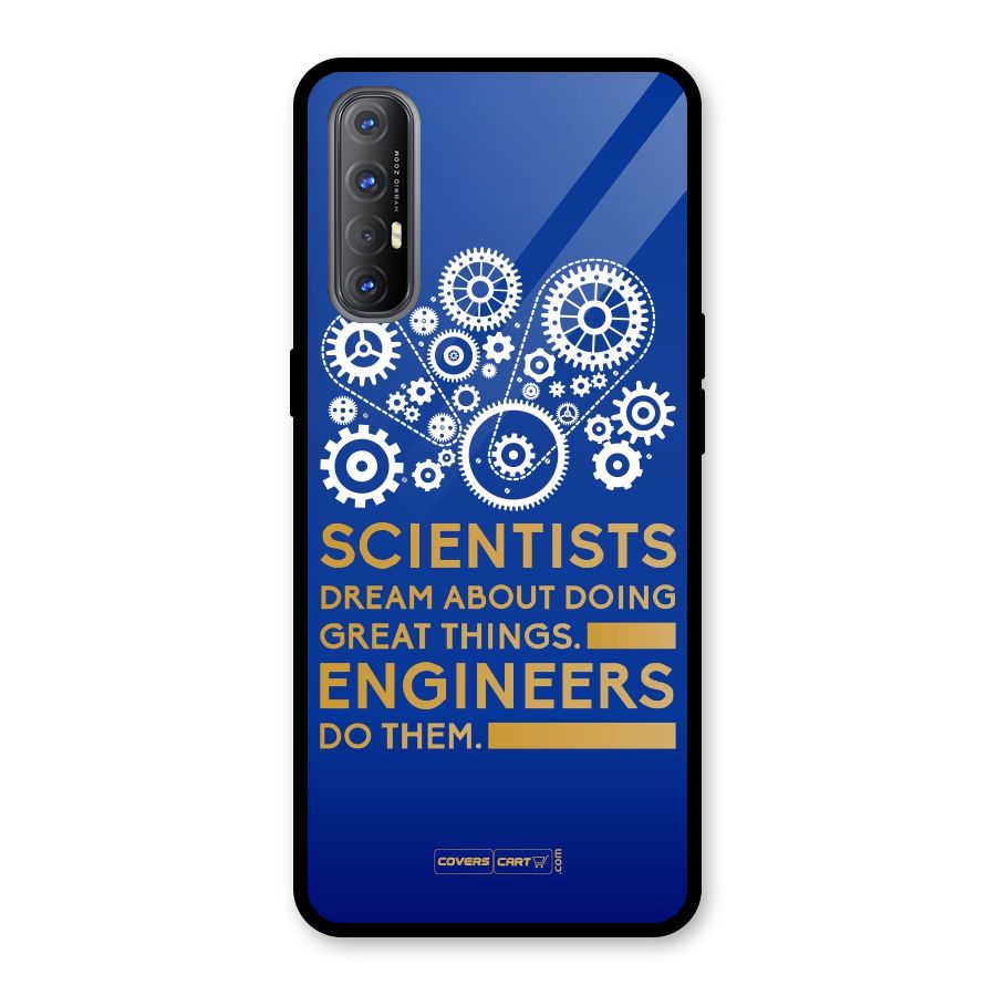 Engineer Glass Back Case for Oppo Reno3 Pro
