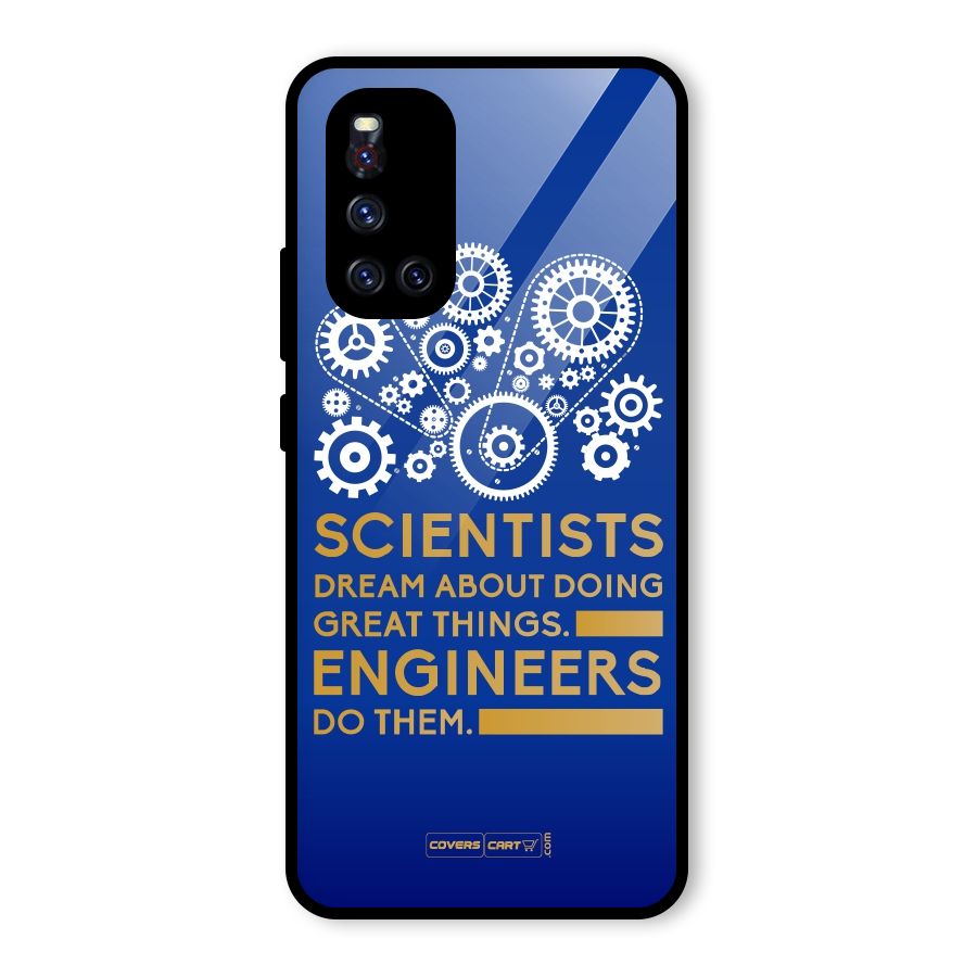 Engineer Glass Back Case for Vivo V19