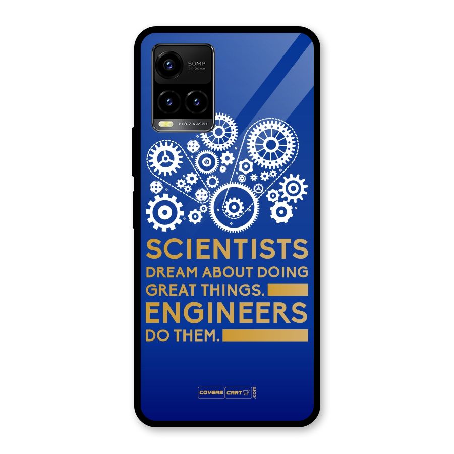 Engineer Glass Back Case for Vivo Y21T