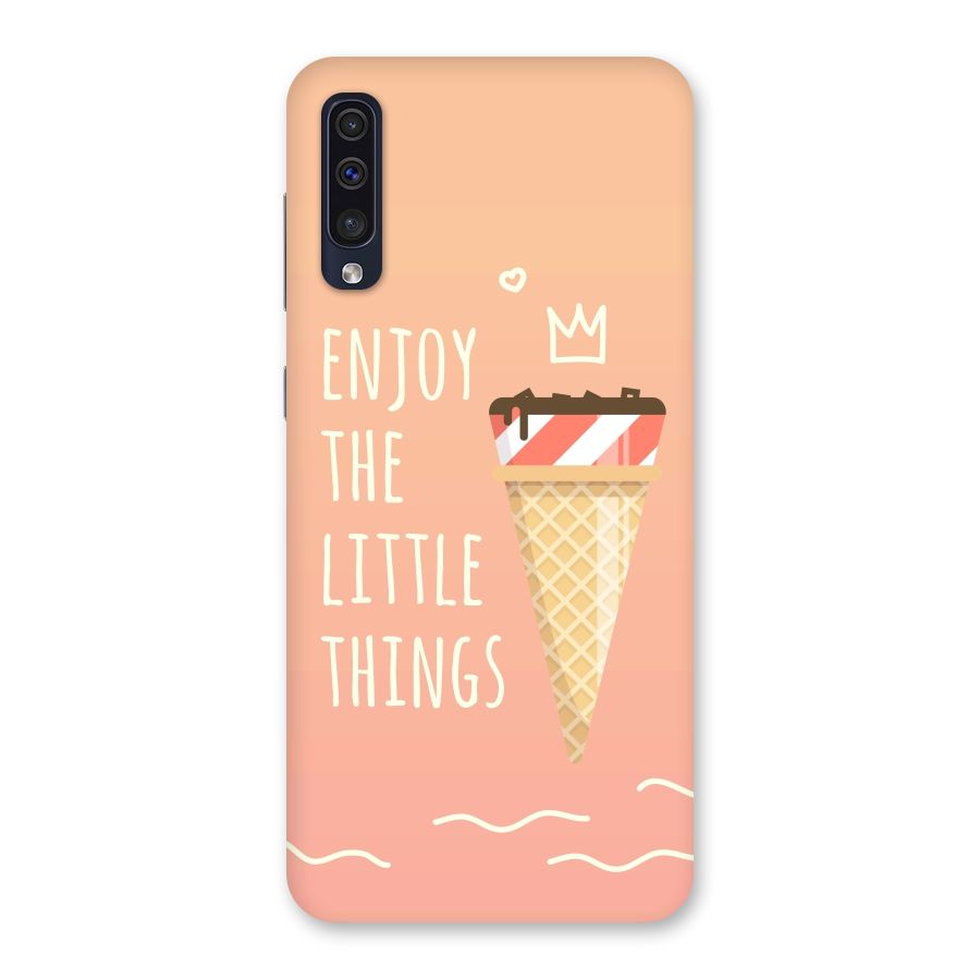 Enjoy the Little Things Back Case for Galaxy A50s