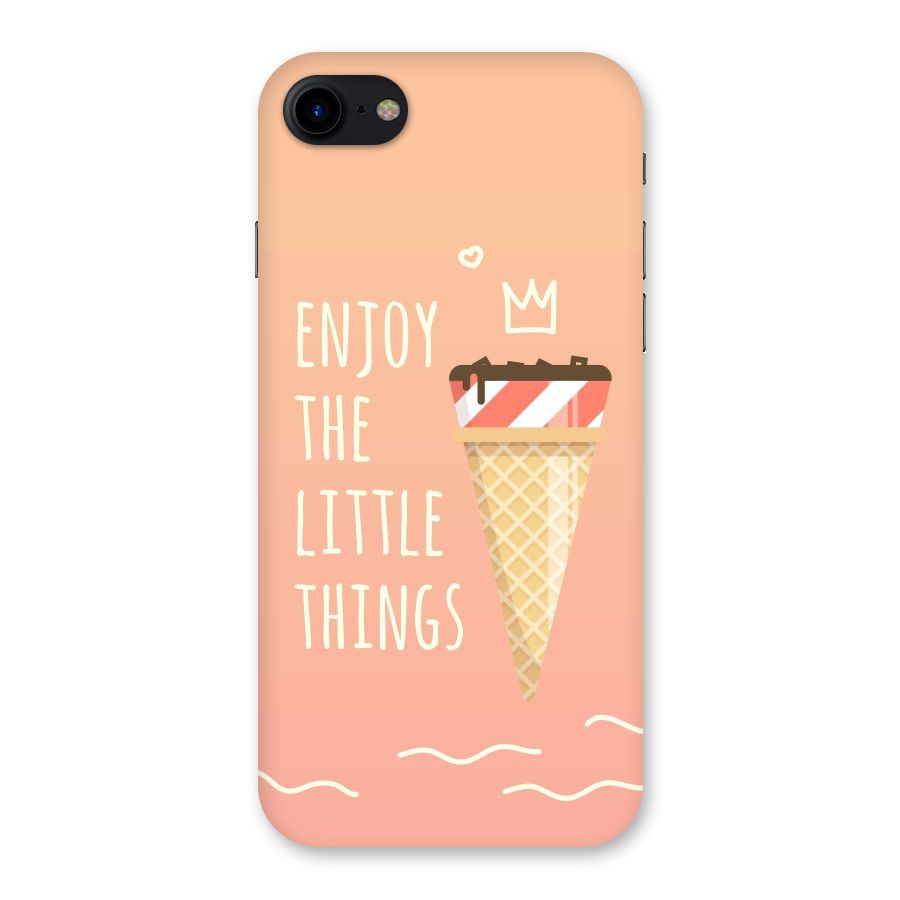 Enjoy the Little Things Back Case for iPhone SE 2020
