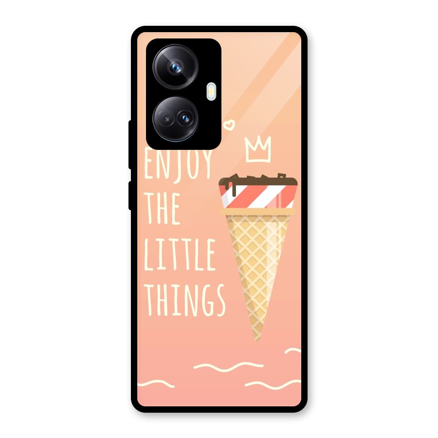 Enjoy the Little Things Glass Back Case for Realme 10 Pro Plus